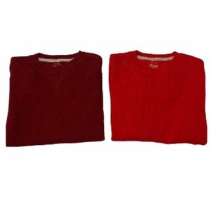 Faded Glory lot of 2 boys thermal tops